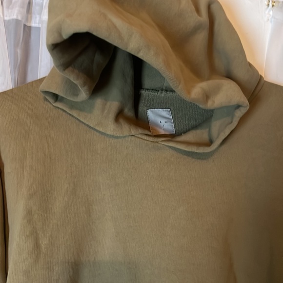 YEEZY Calabasas Embroidered French Hooded Sweatshirt Men’s Large Made In Italy - Picture 5 of 14